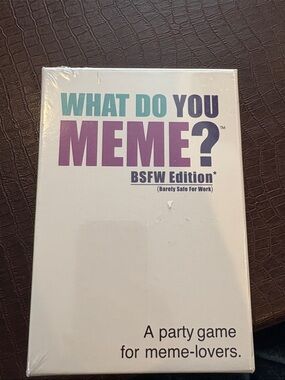 BSFW Edition Party Card Game - White/Purple/Teal
